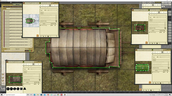 Fantasy Grounds - Pathfinder RPG - GameMastery Map Pack: Vehicles