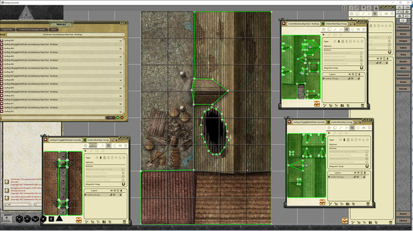 Fantasy Grounds - Pathfinder RPG - GameMastery Map Pack: Rooftops