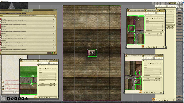 Fantasy Grounds - Pathfinder RPG - GameMastery Map Pack: Rooftops