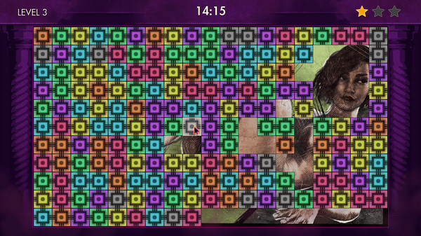 Screenshot of Comixxx Temptations gameplay showing in-action mechanics