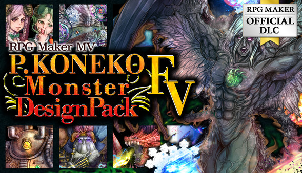 RPG Maker MV - P. KONEKO Monster Design Pack FV