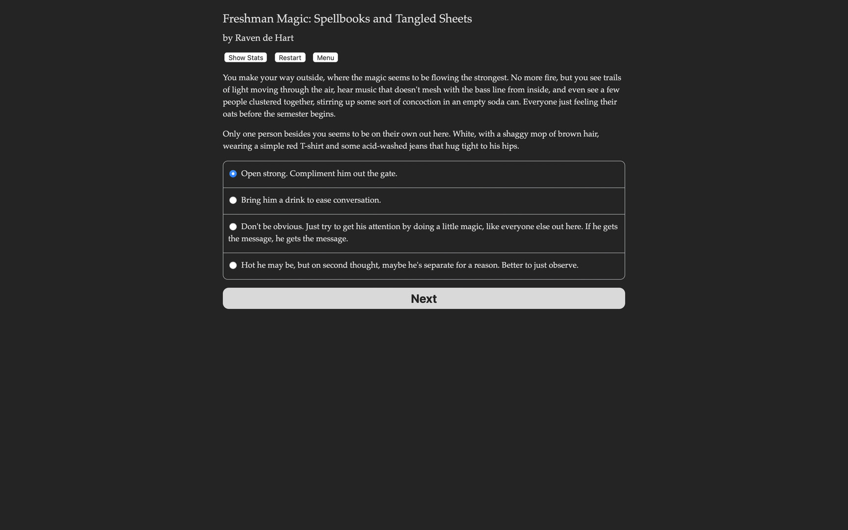 Freshman Magic: Spellbooks and Tangled Sheets screenshot #5
