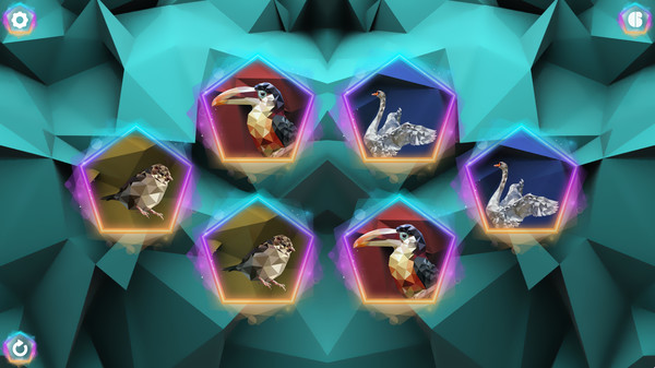 Скриншот 1 из игры Poly Memory: Birds