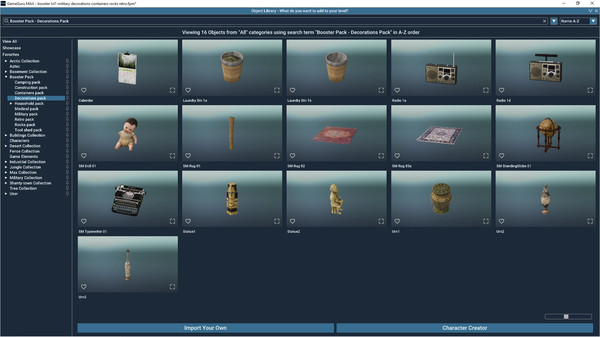 GameGuru MAX 3D Models Booster Pack.