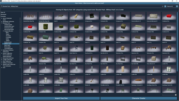 GameGuru MAX 3D Models Booster Pack.