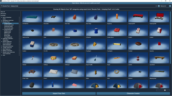 GameGuru MAX 3D Models Booster Pack.