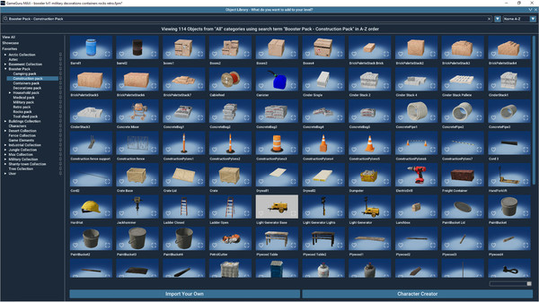 GameGuru MAX 3D Models Booster Pack.