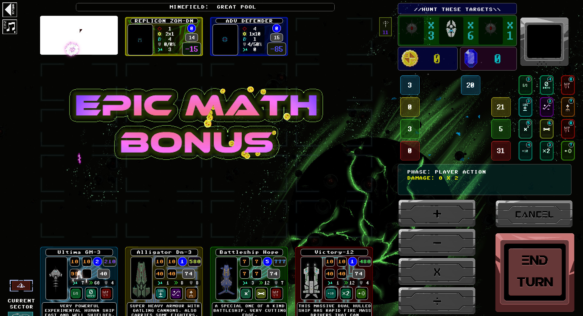 #8. STAR MATH: Interstellar Rogue 2 (Steam) By: KINGSGUARD