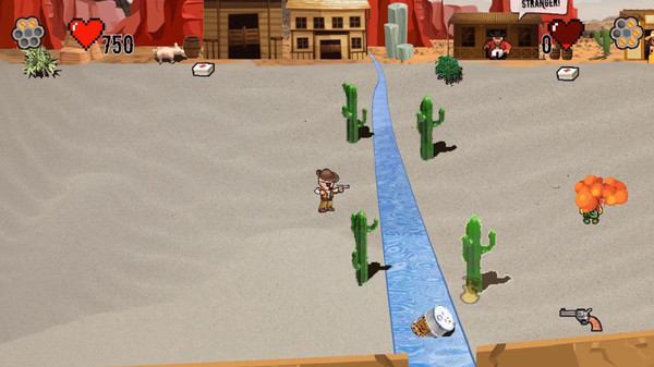 Screenshot z Wild West Gringos