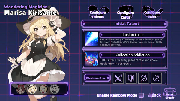 Screenshot z 东方梦无境 ~ Dreamland of Infinity Screenshot z 东方梦无境 ~ Dreamland of Infinity