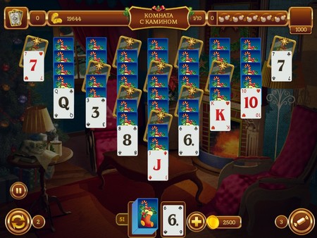 Screenshot z Solitaire Game Christmas