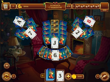 Screenshot z Solitaire Game Christmas