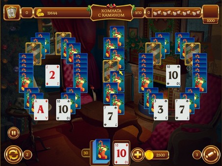 Screenshot z Solitaire Game Christmas
