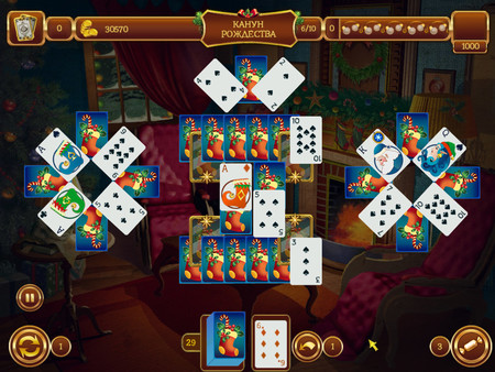 Screenshot z Solitaire Game Christmas