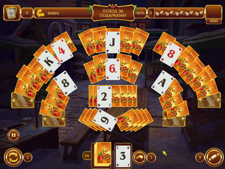 Screenshot z Solitaire Game Christmas