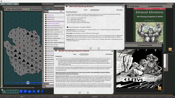 Fantasy Grounds - Advanced Adventures #5: The Flaming Footprints of Jilanth