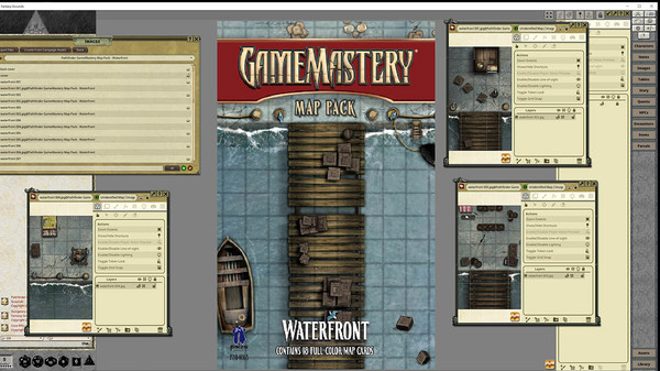 Fantasy Grounds - Pathfinder RPG - Gamemastery Map Pack Waterfront