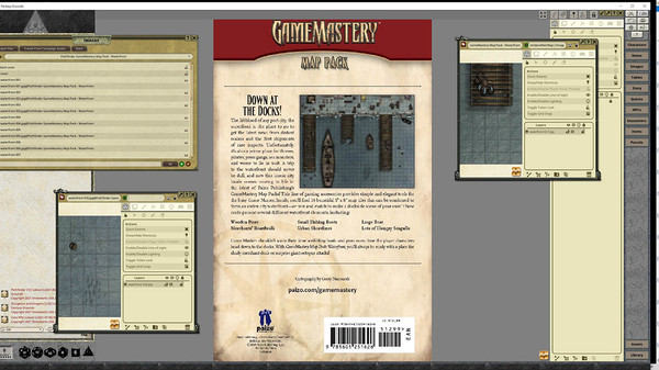 Fantasy Grounds - Pathfinder RPG - Gamemastery Map Pack Waterfront