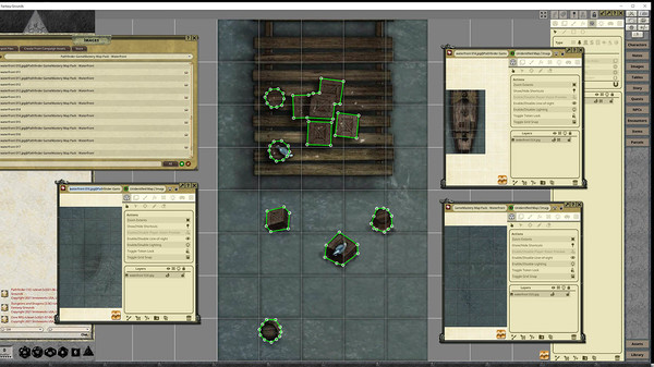 Fantasy Grounds - Pathfinder RPG - Gamemastery Map Pack Waterfront