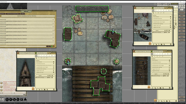 Fantasy Grounds - Pathfinder RPG - Gamemastery Map Pack Waterfront