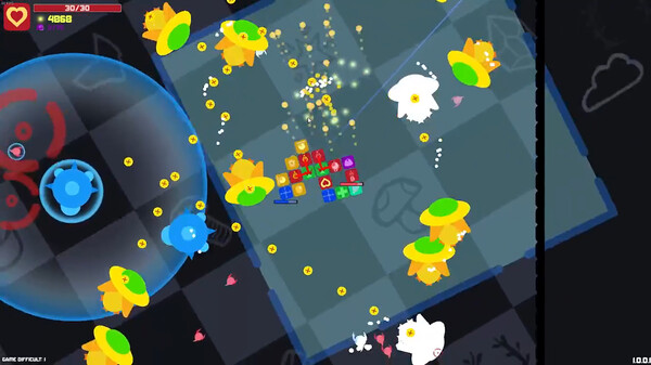 Screenshot of Emorrior gameplay showing in-action mechanics