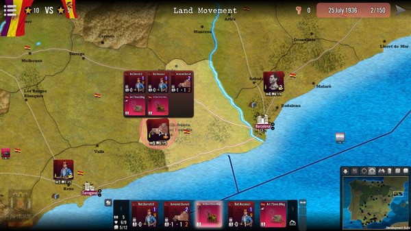Screenshot z SGS Spain at War