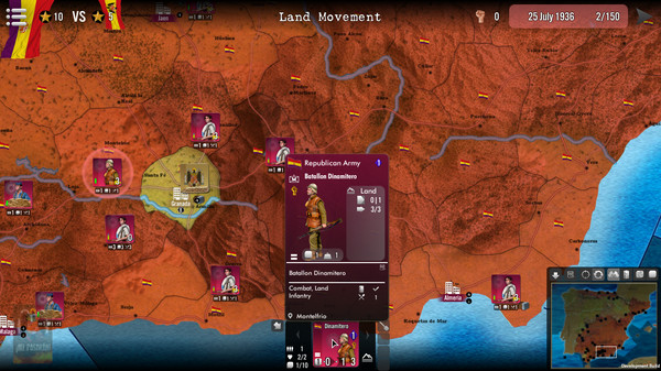 Screenshot z SGS Spain at War