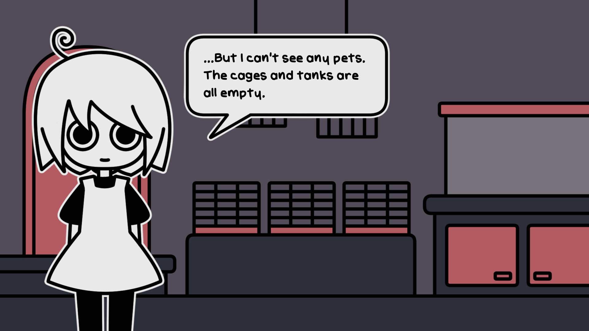 screenshot of a pet shop after dark 2