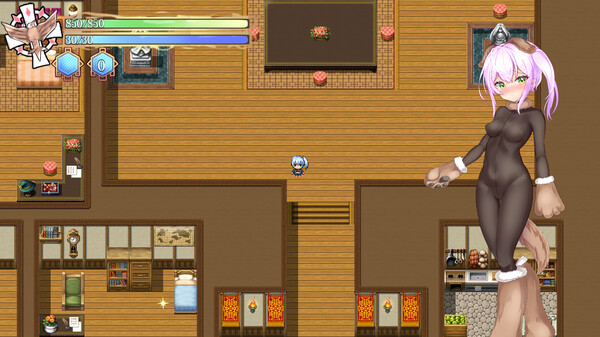 Screenshot z Senpai and the Mysterious Dungeon