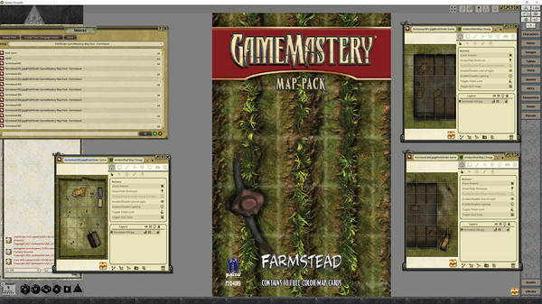 Fantasy Grounds - Pathfinder RPG - Gamemastery Map Pack Farmstead