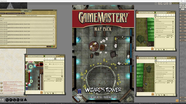 Fantasy Grounds - Pathfinder RPG - GameMastery Map Pack Wizard's Tower