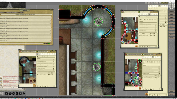 Fantasy Grounds - Pathfinder RPG - GameMastery Map Pack Wizard's Tower
