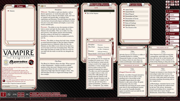 Fantasy Grounds - Vampire: The Masquerade, Anarch