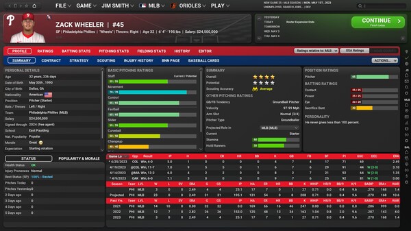 Out of the Park Baseball 24 screenshot