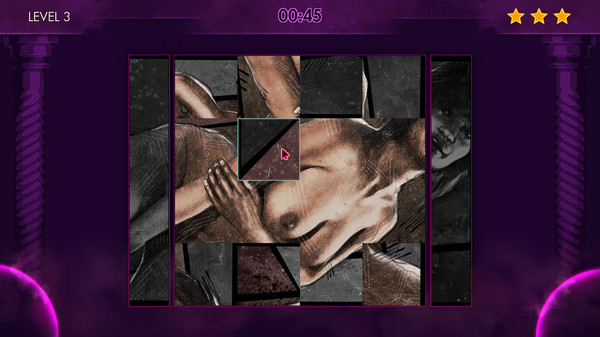 Screenshot of Comixxx Swap gameplay showing in-action mechanics