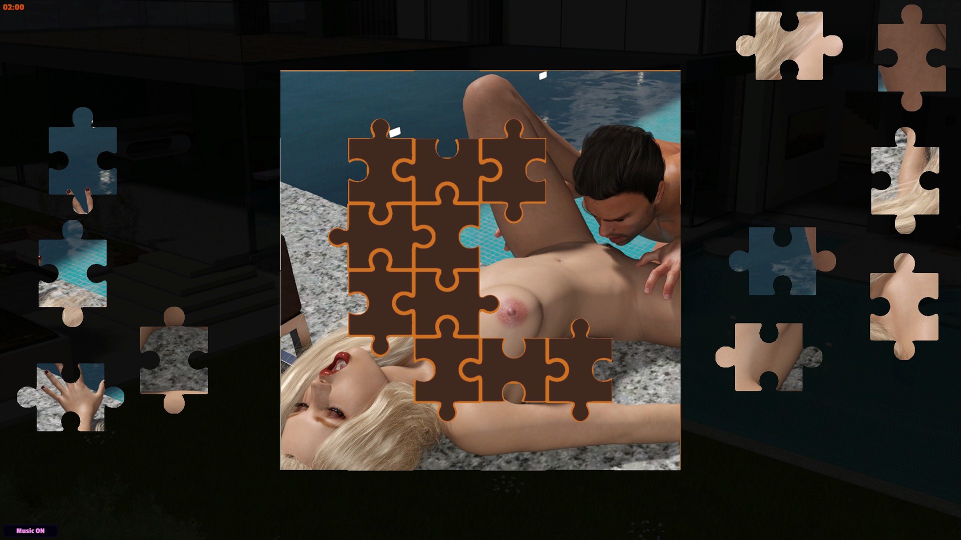 Jigsaw Novel - Summer Threesome screenshot 4