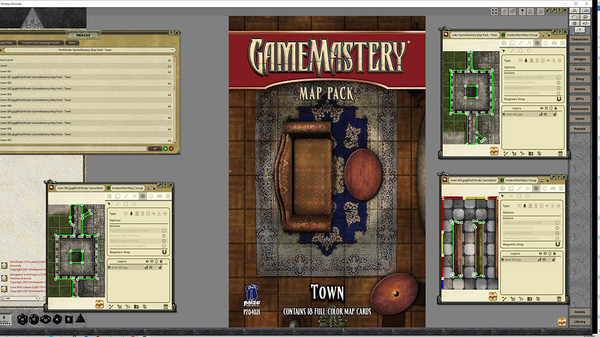 Fantasy Grounds - Pathfinder RPG - GameMastery Map Pack: Town