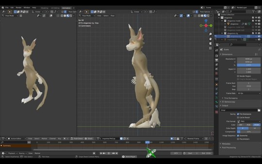 Screenshot z DEMoCap (Drag[en]gine Motion Capture)