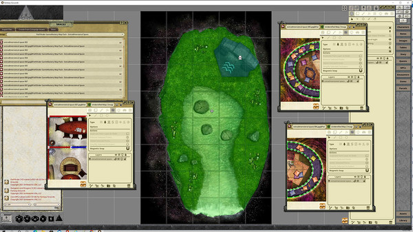 Fantasy Grounds - Pathfinder RPG - GameMastery Map Pack: Extradimensional Spaces