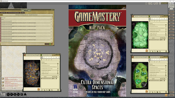 Fantasy Grounds - Pathfinder RPG - GameMastery Map Pack: Extradimensional Spaces