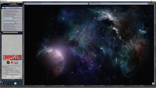 Fantasy Grounds - Star Battles: Rogue Worlds Space Map Pack