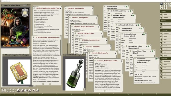 Fantasy Grounds - Dipped in Poison