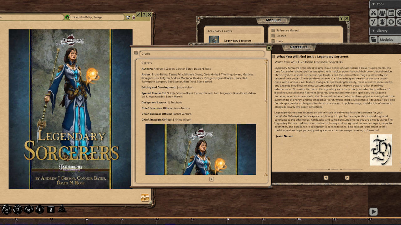 Fantasy Grounds - Legendary Sorcerersのスクリーンショット 1