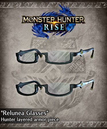 Monster Hunter Rise - &quot;Relunea Glasses&quot; Hunter layered armor piece