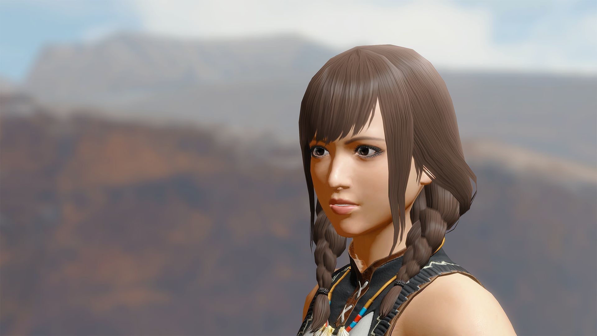 Monster Hunter Rise - "Braided" hairstyle Featured Screenshot #1