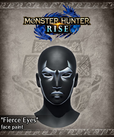 Monster Hunter Rise - &quot;Fierce Eyes&quot; face paint