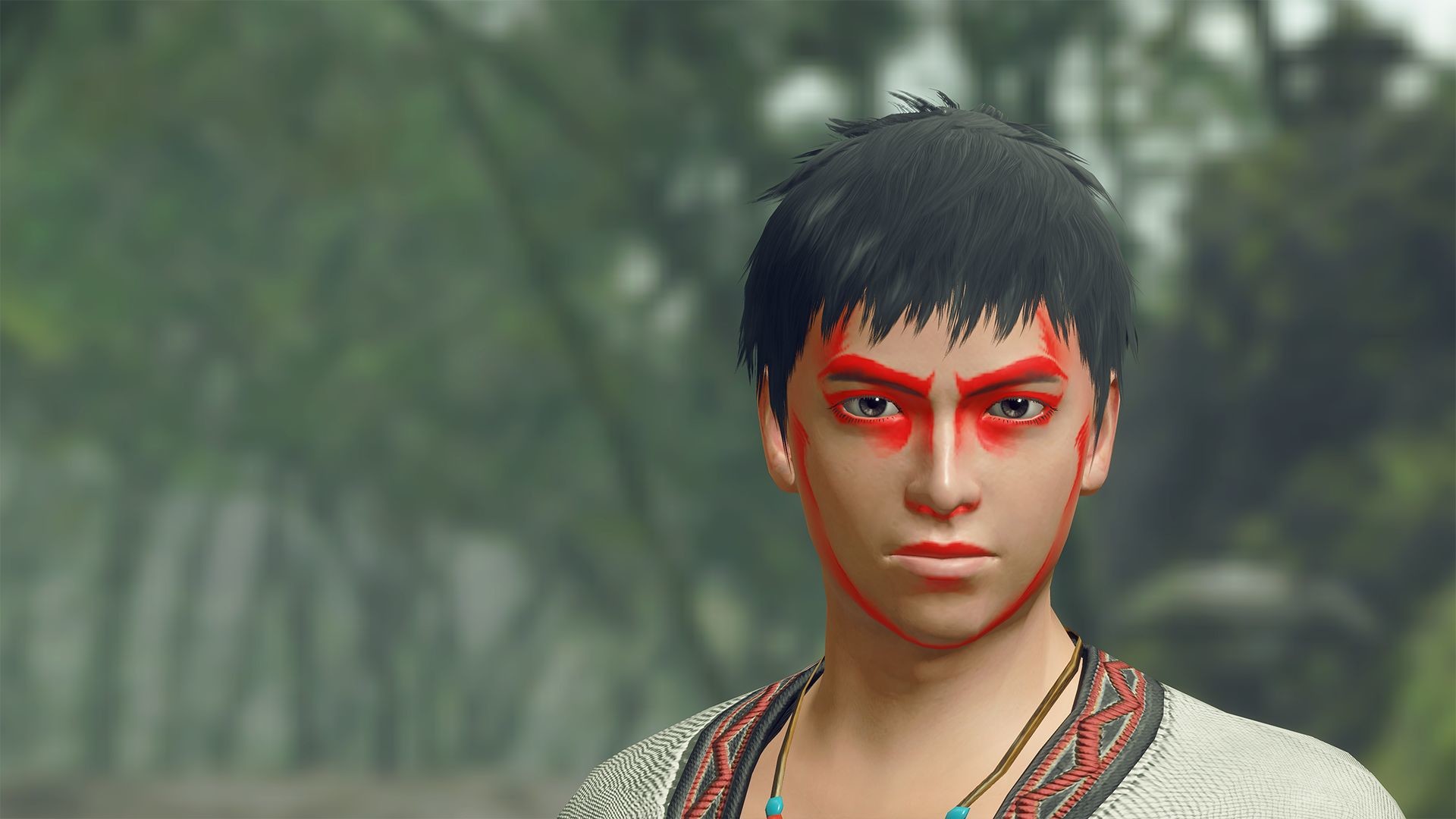 Monster Hunter Rise - "Fierce Eyes" face paint Featured Screenshot #1