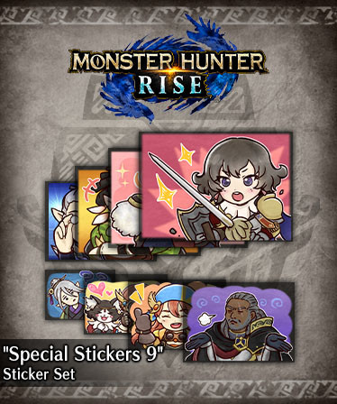 Monster Hunter Rise - &quot;Special Stickers 9&quot; sticker set