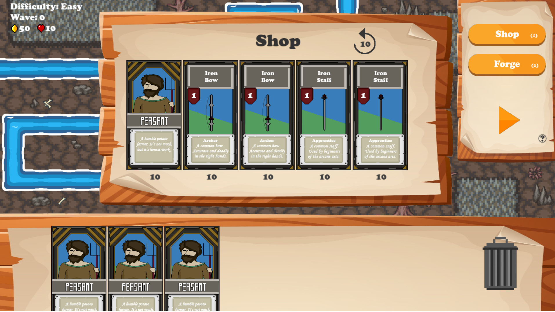 #5. Peasant TD (Steam) 来自: Ash & Patch Games