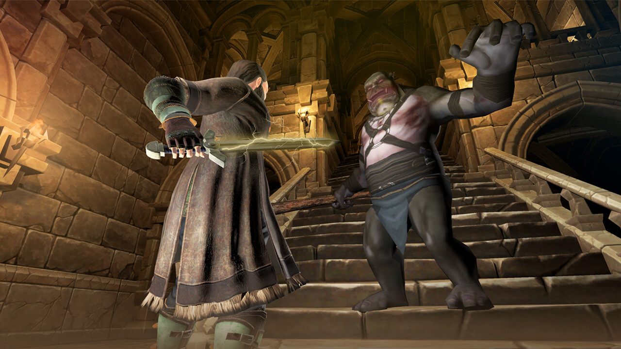 #4. Outcasts of Dungeon:Epic Magic World Fight Rogue Game Simulator (Steam) 由: Midnight Games